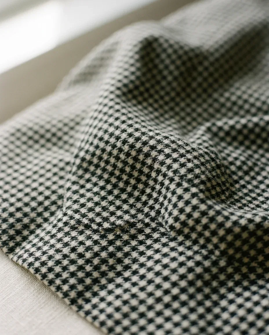Houndstooth, close up